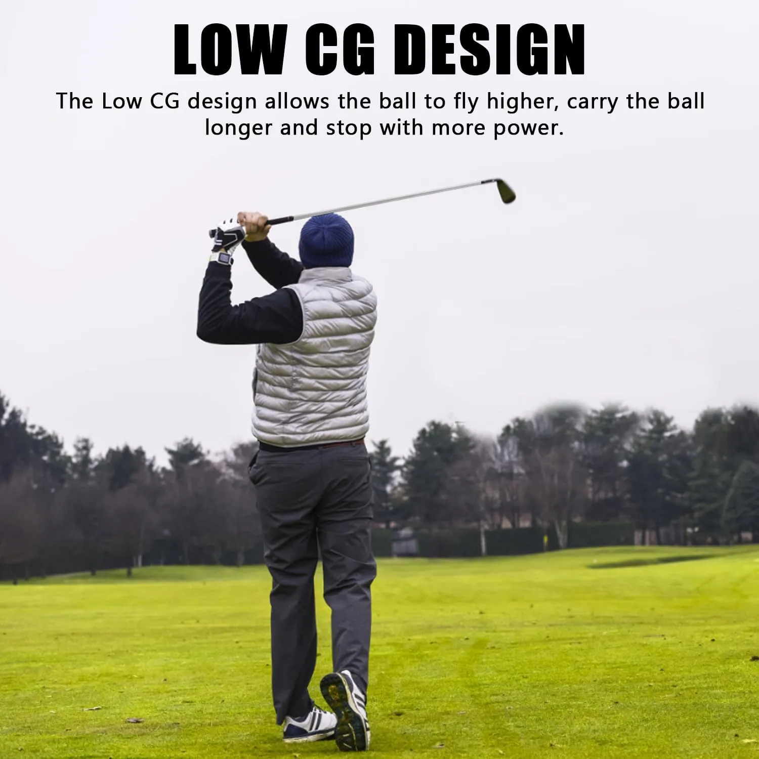 XM-01 Individual Golf Irons or Golf Irons Set - Premium Men Golf Club Iron with Steel Shaft for Right Hand Golfers Stiff Flex