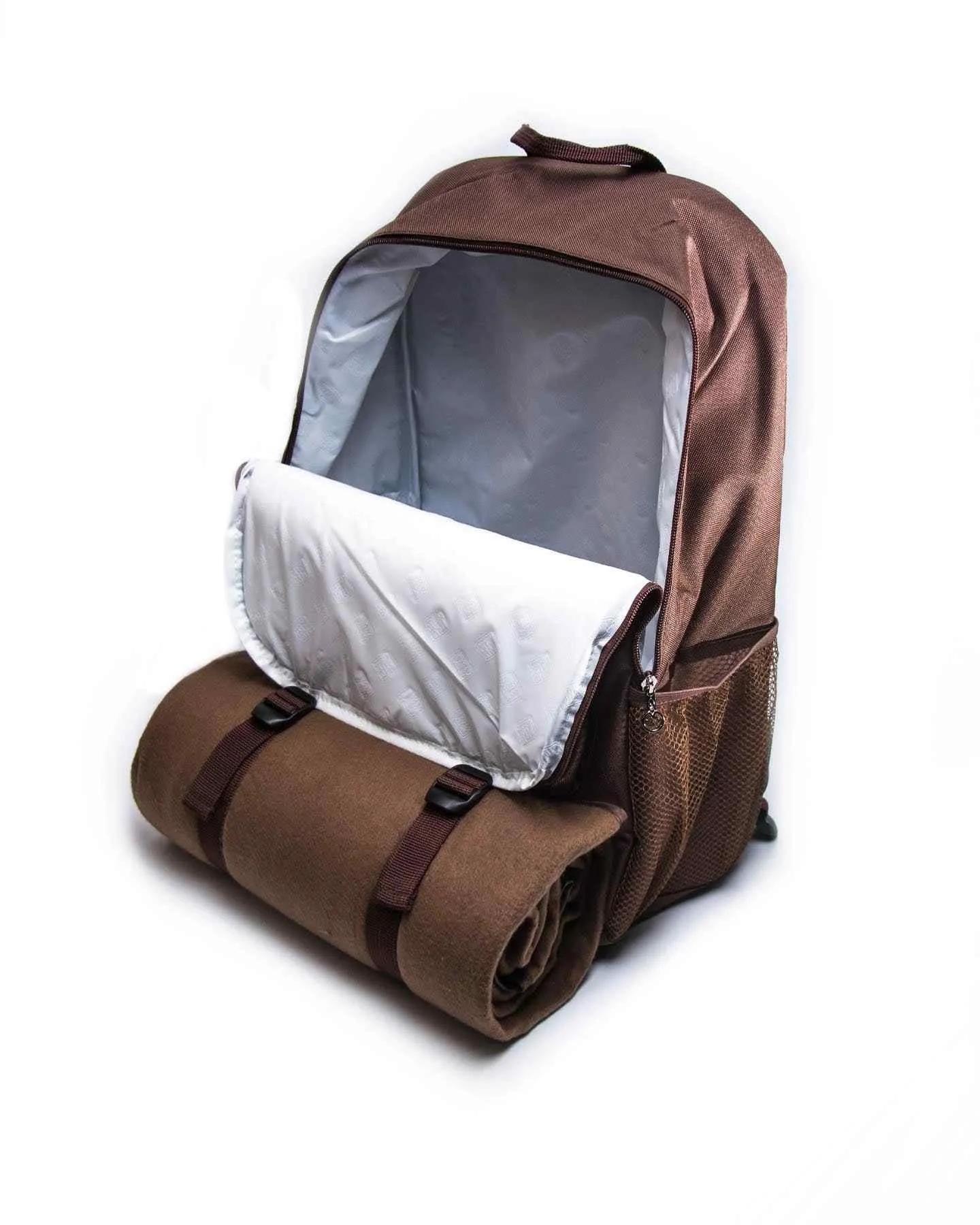 Yuppie Gift Baskets Adventure Cork Picnic Backpack With Blanket Attached